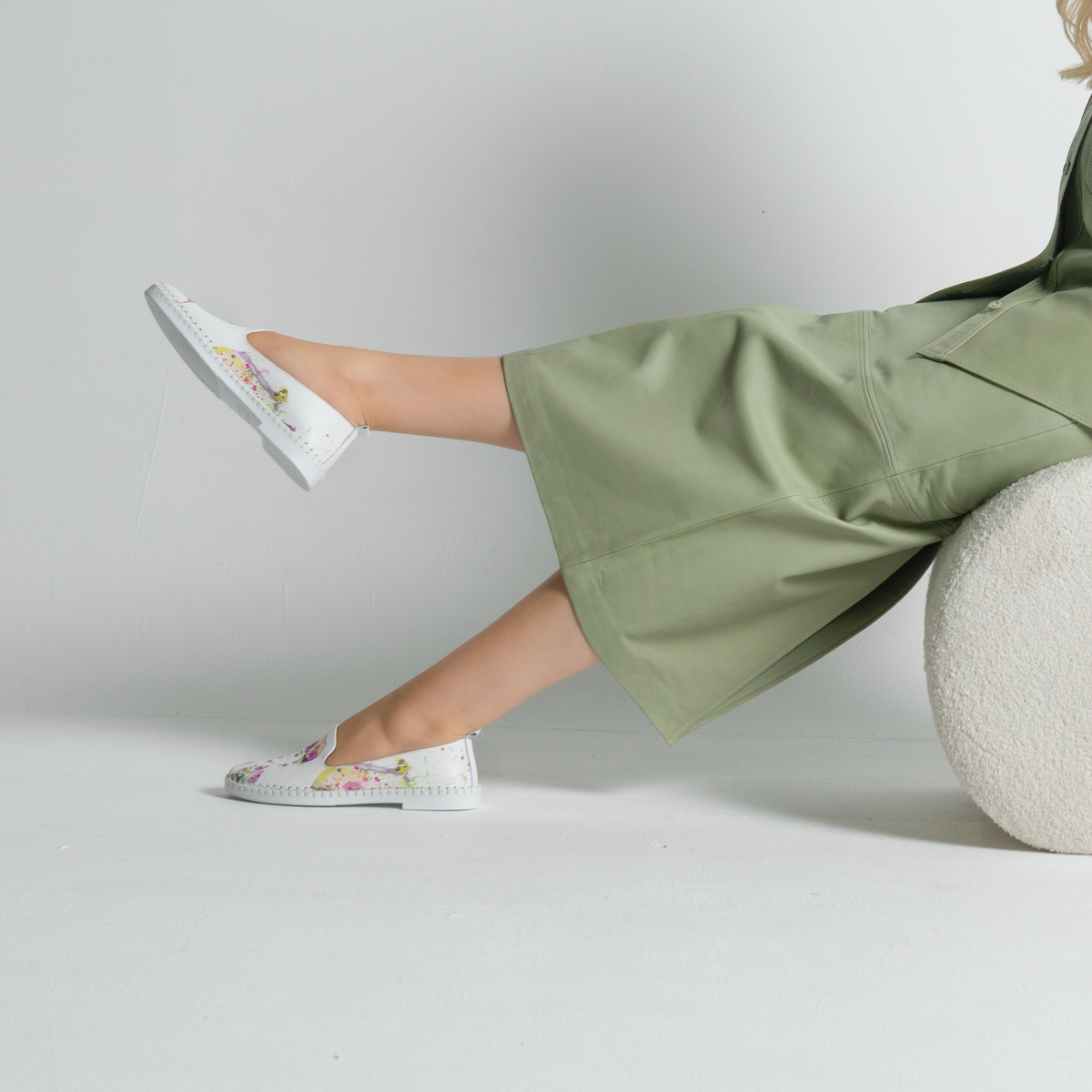 Airlie Audrey Multi Leather Flats - SALA | Shouz