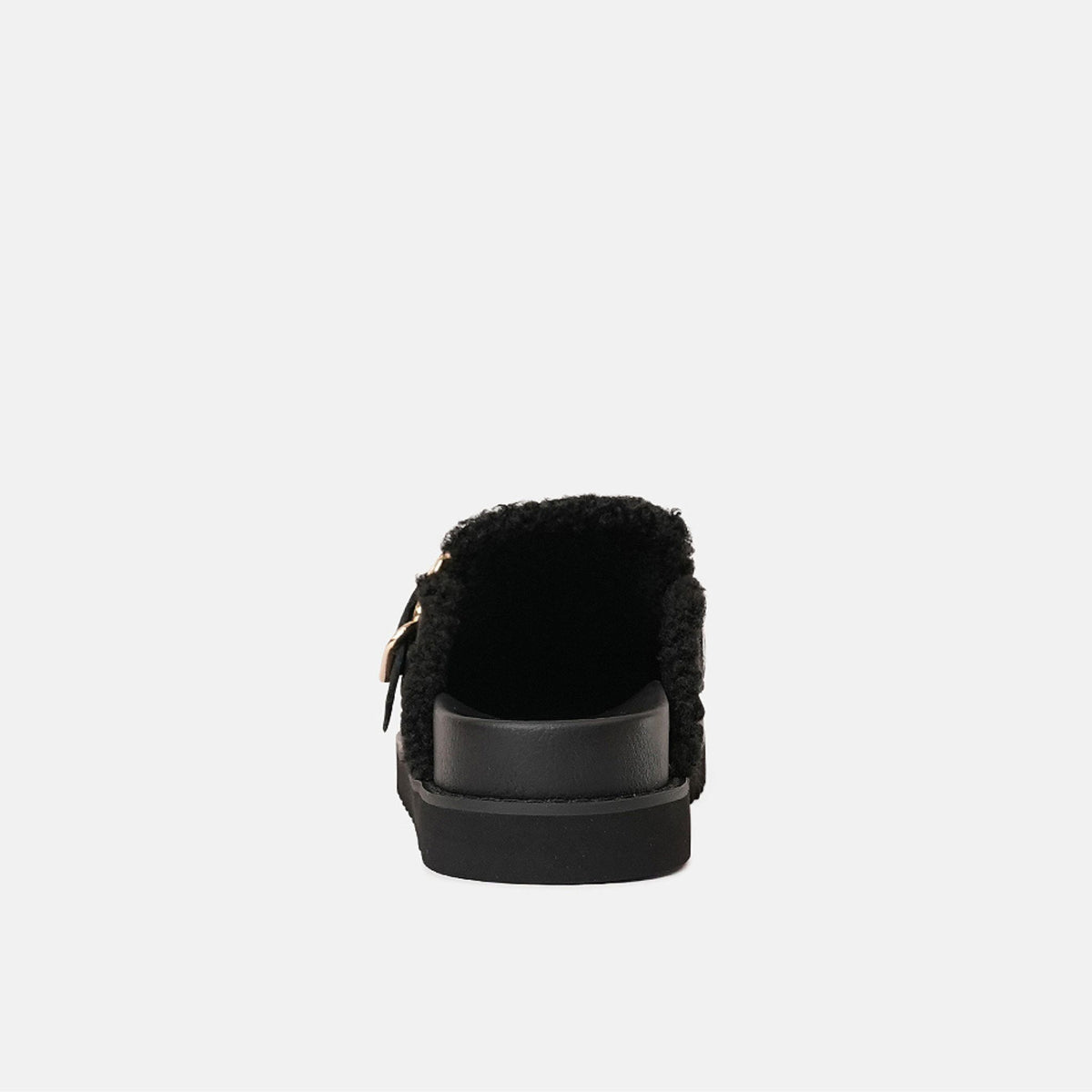 Merchah Black Leather Mules - MOLLINI | Shouz