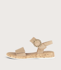 Baskon Sand Suede Sandals