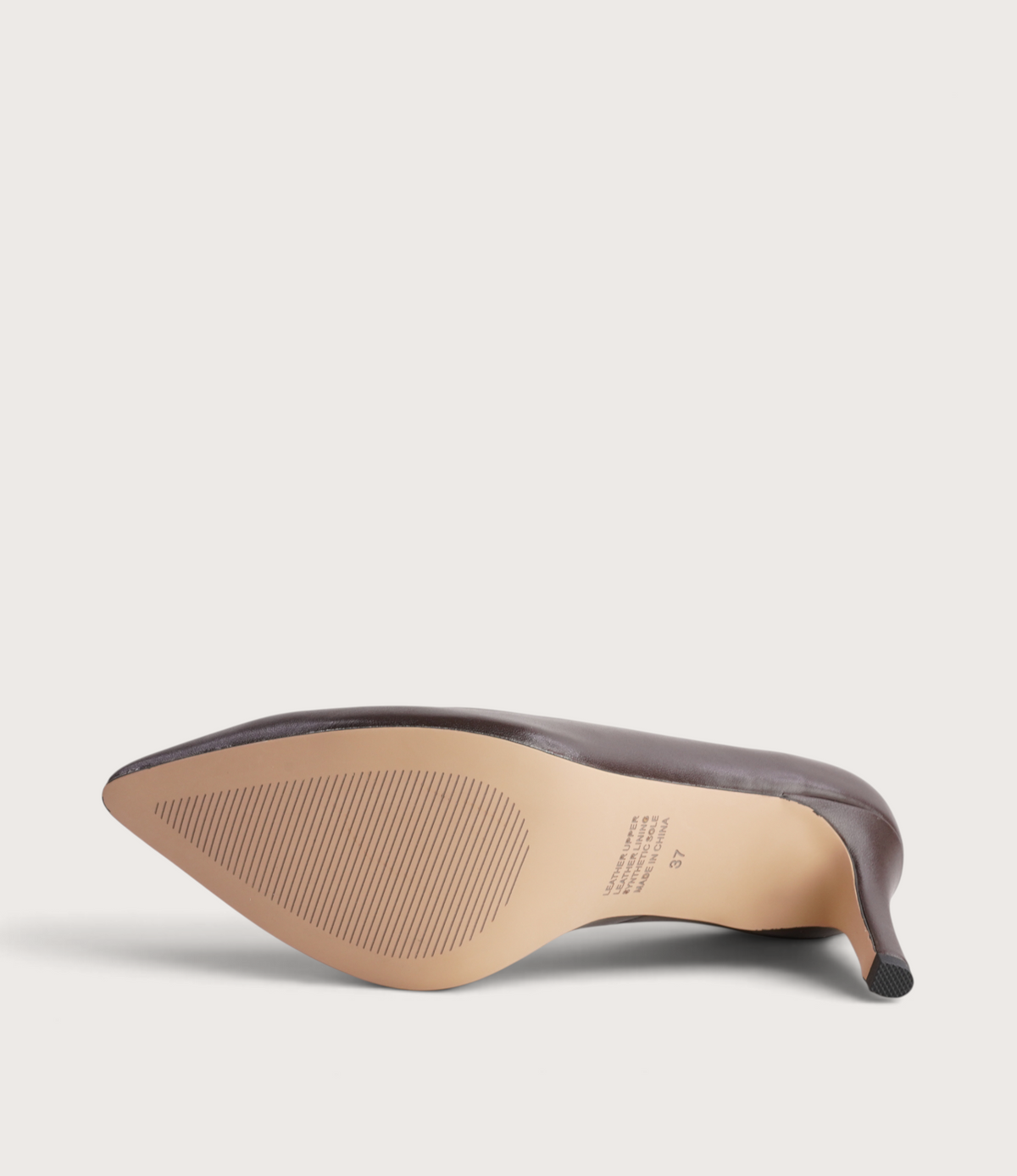 Blosko Choc Leather/ Patent Heels