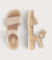 Baskon Sand Suede Sandals
