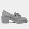 Arrigo Grey Suede Loafers