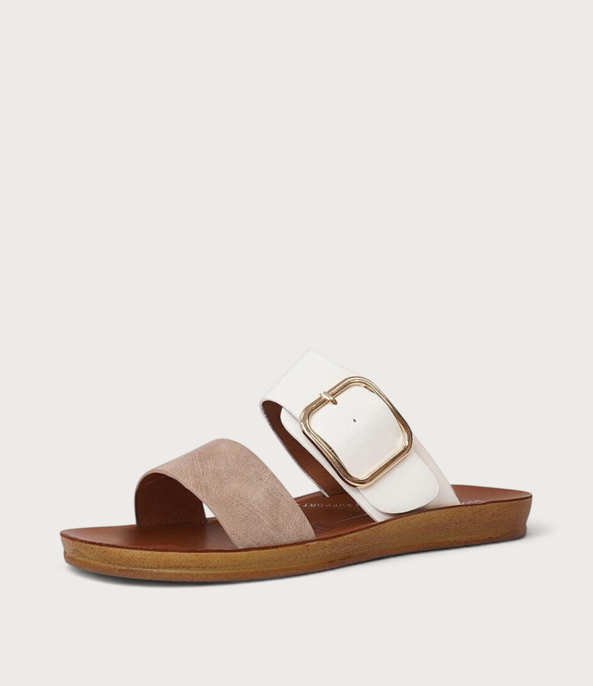 Doti Taupe / White