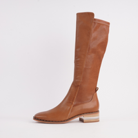 Folmy Drambuie Leather Knee High Boots