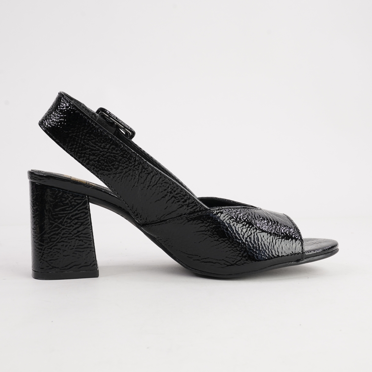 Mentha Black Patent Heels - NU BY NEO | Shouz