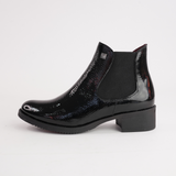 Js-2181 Black Patent Leather Ankle Boots - JOSE SAENZ | Shouz