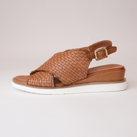 Wendy Coconut Leather Sandals