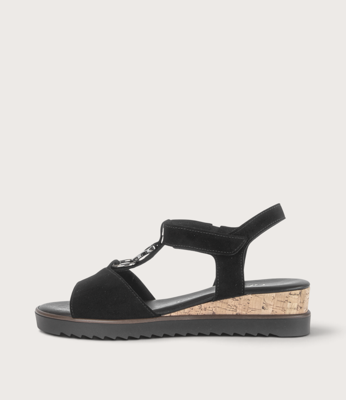 Milly Black Suede Sandals