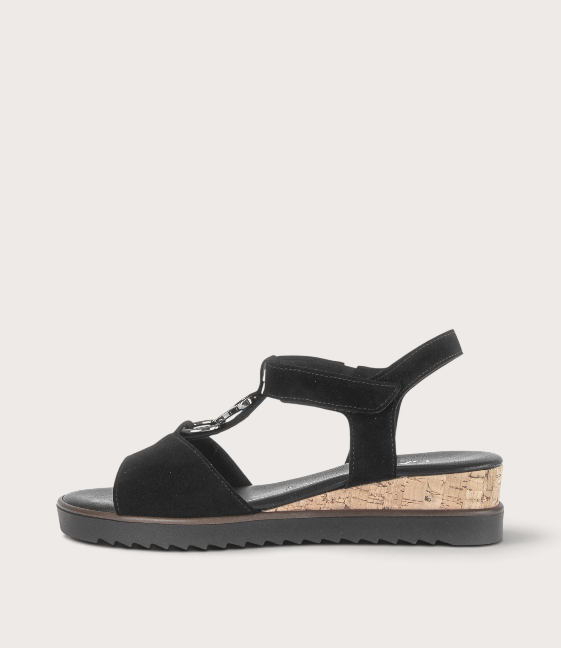 Milly Black Suede Sandals