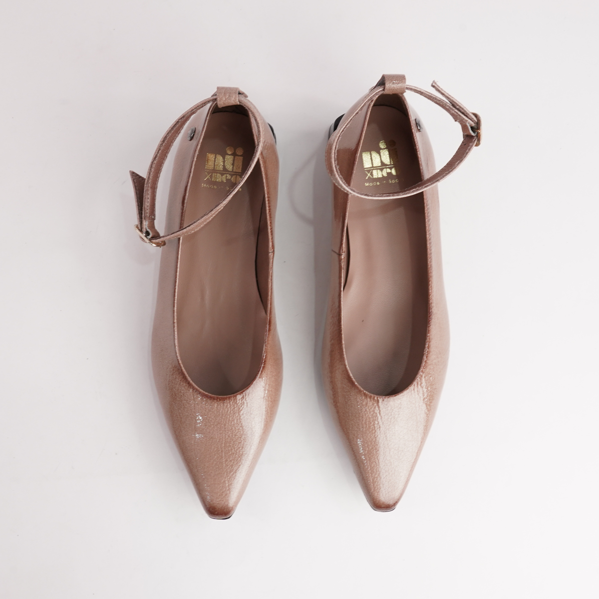 Luna Rosa Patent Leather Flats - NU BY NEO | Shouz