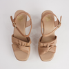 Odessa Camel Leather Heels