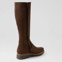 Dellah Choc Stretch Microsuede Knee High Boots - DJANGO AND JULIETTE | Shouz