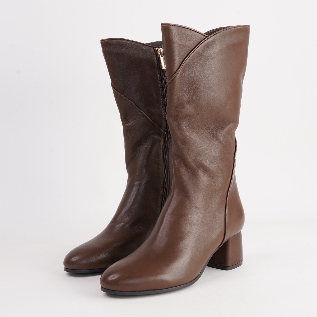 Filmore Cocaa Leather Boots - DJANGO AND JULIETTE | Shouz