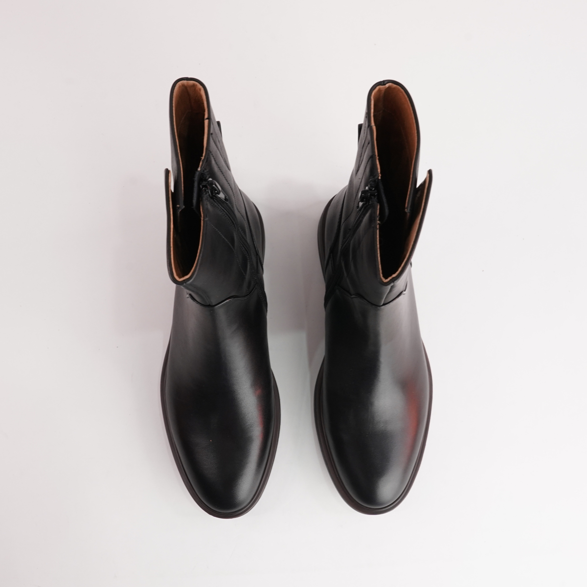 Blanca Black Leather Boots - EOS FOOTWEAR | Shouz