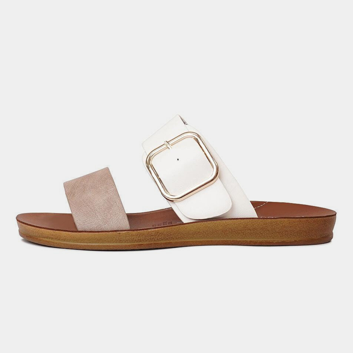 Doti Taupe / White - LOS CABOS | Shouz