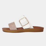 Doti Taupe / White - LOS CABOS | Shouz