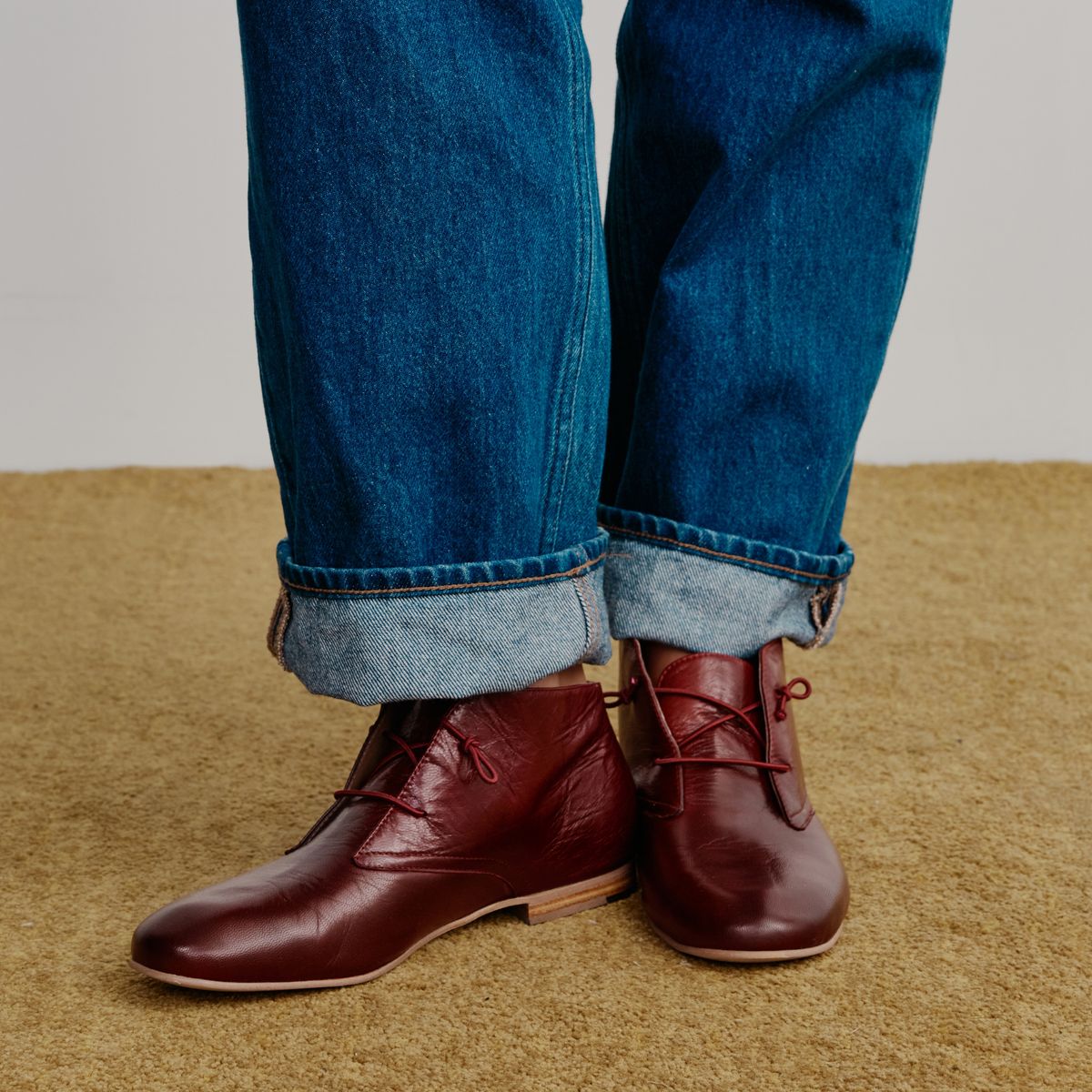 Ujala Pinot Polish Leather Flats