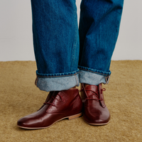 Ujala Pinot Polish Leather Flats - DJANGO AND JULIETTE | Shouz
