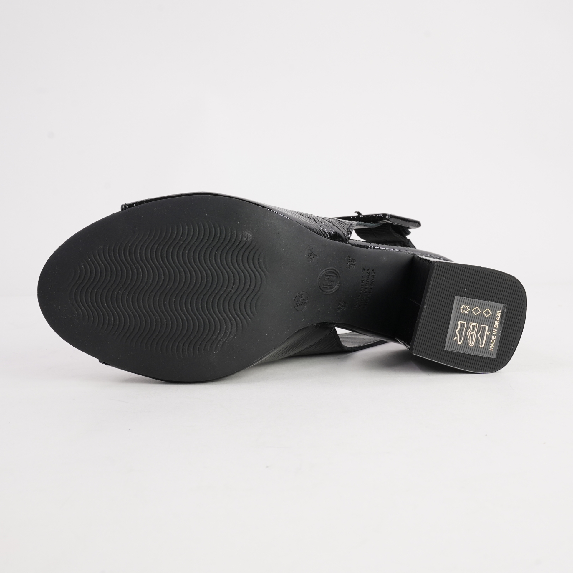 Mentha Black Patent Heels - NU BY NEO | Shouz