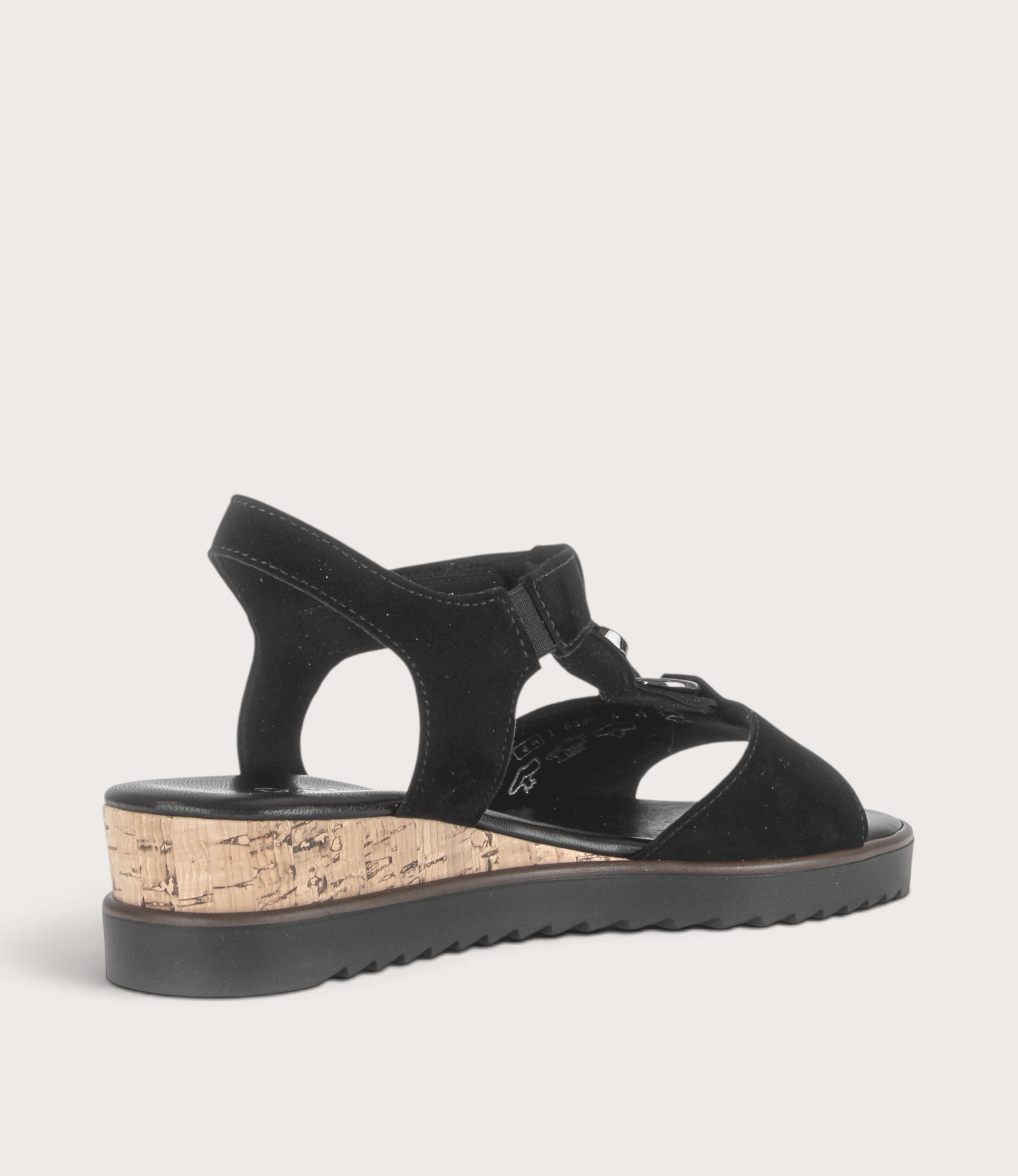 Milly Black Suede Sandals