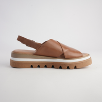 Sasi Tan Leather Sandals