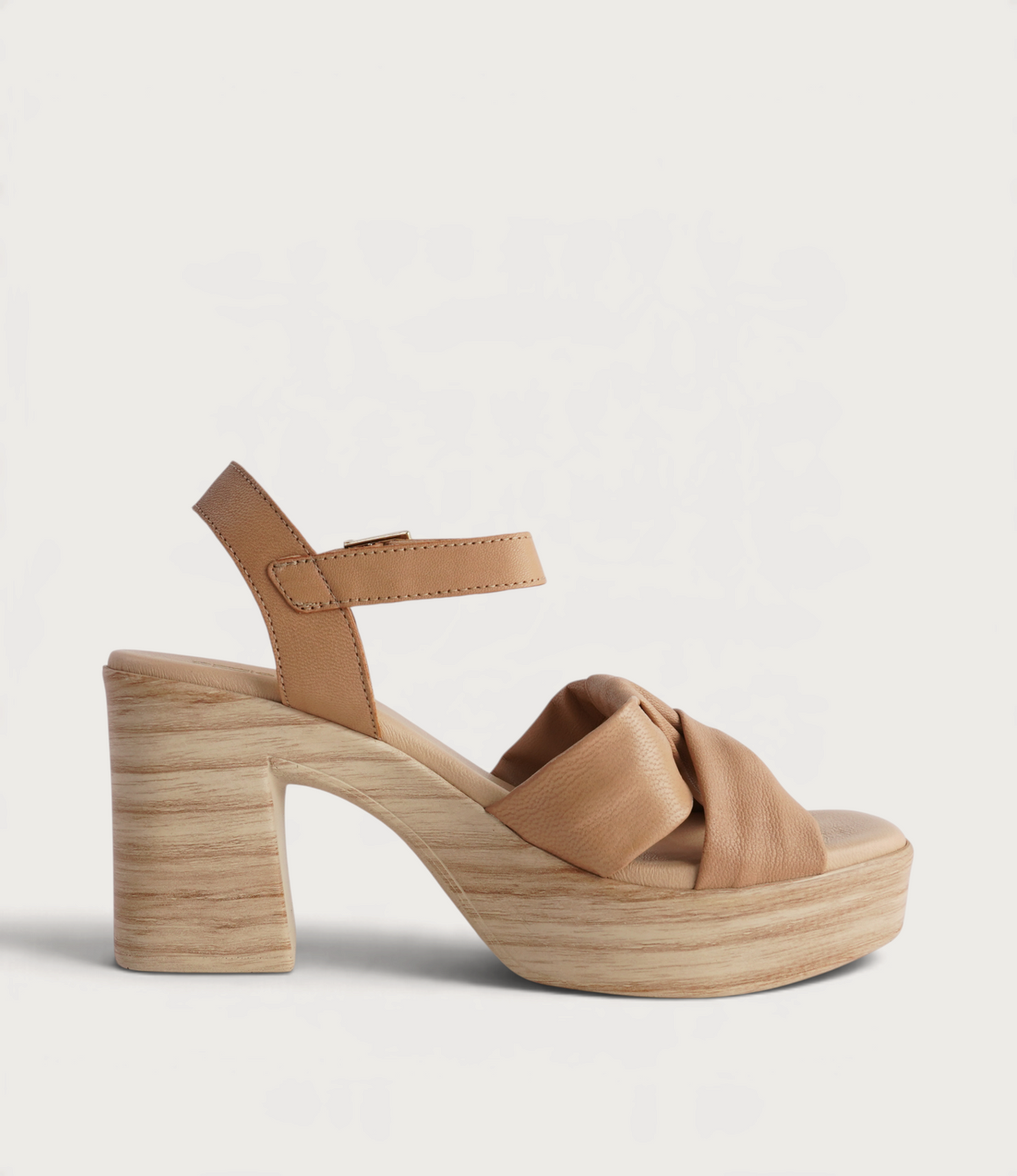 Odessa Camel Leather Heels - NU BY NEO | Shouz