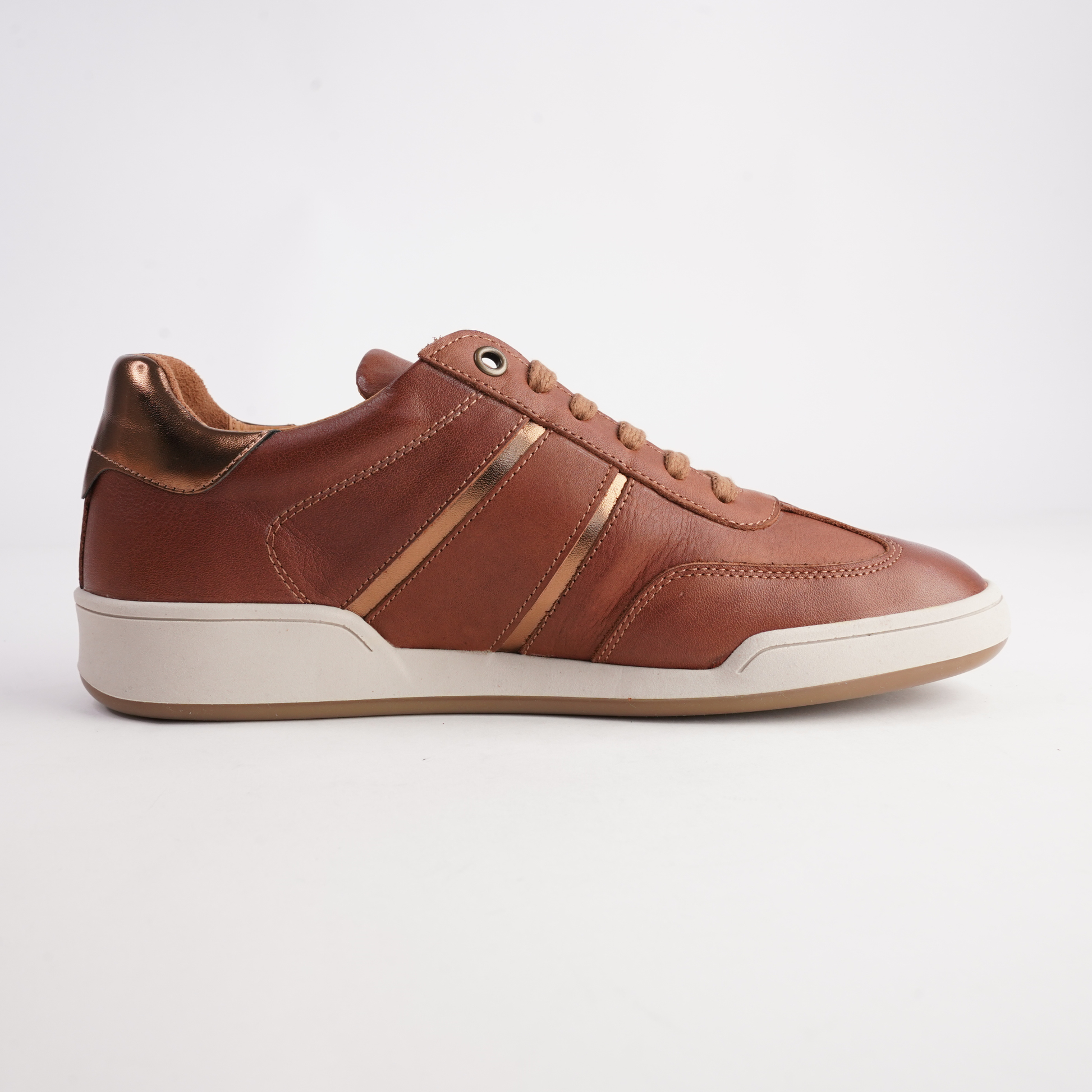 Sage Coconut Leather Sneakers - SALA | Shouz