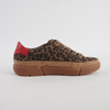 Torayne Camel Leopard Suede/ Red Multi Leather Sneakers