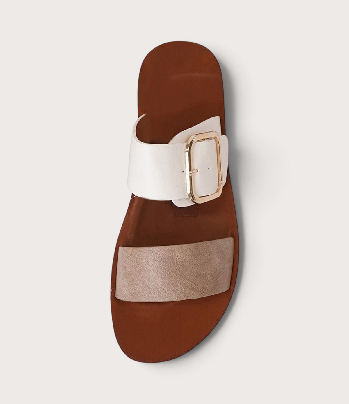 Doti Taupe / White