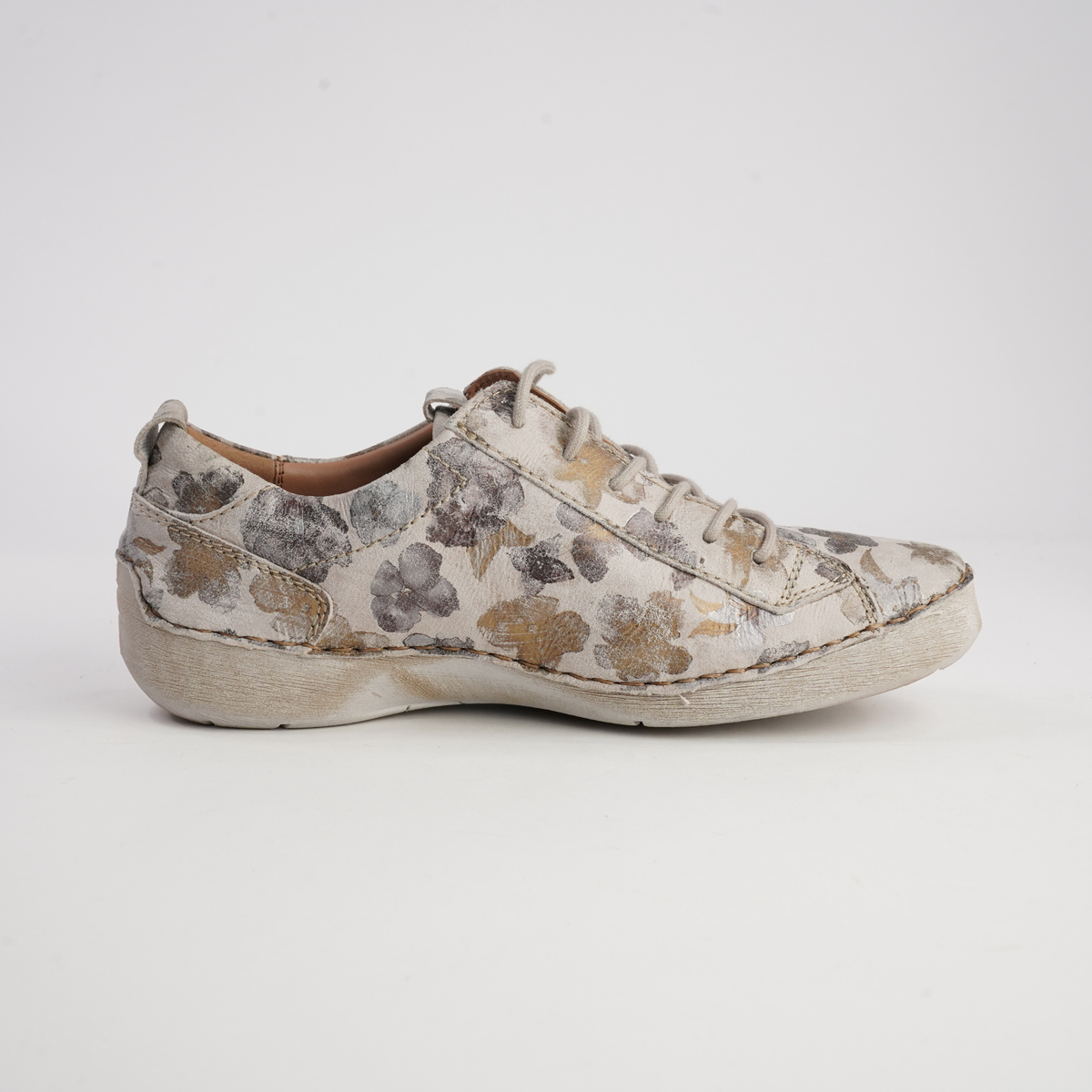 Fergey 56 Creme Multi Leather Sneakers - JOSEF SEIBEL | Shouz