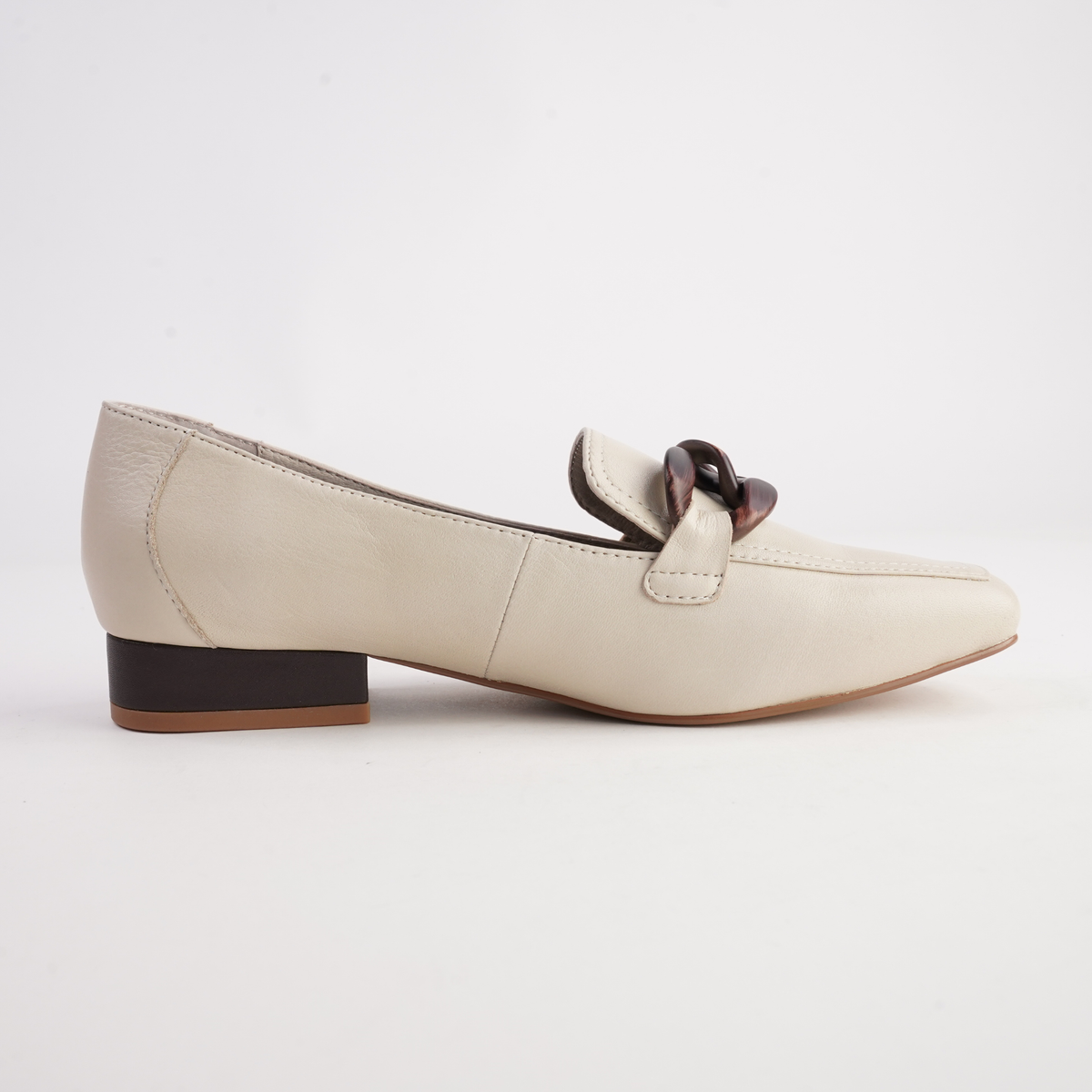 Roam Swan/ Cafe Leather Loafers - BRESLEY | Shouz