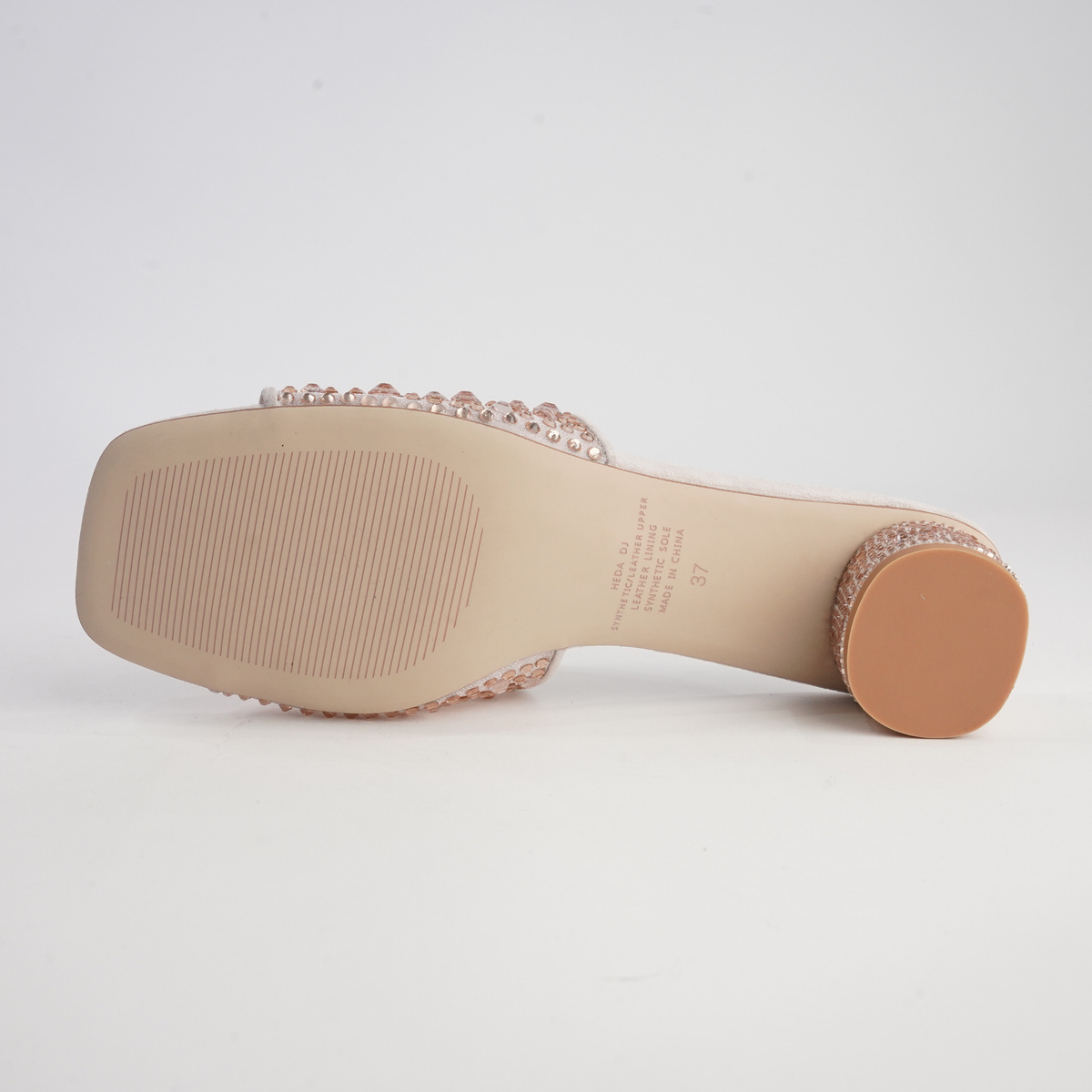 Heda Nude Multi Leather Heels - DJANGO AND JULIETTE | Shouz