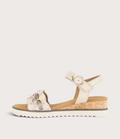 Mason Beige Multi Leather Sandals
