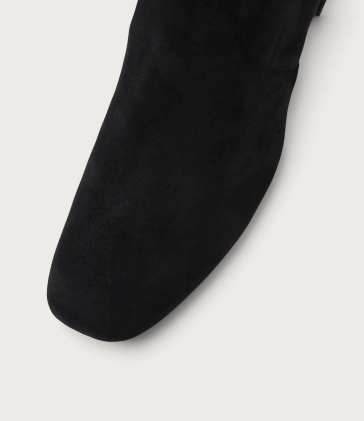 Hartful Black Stretch Microsuede Boots