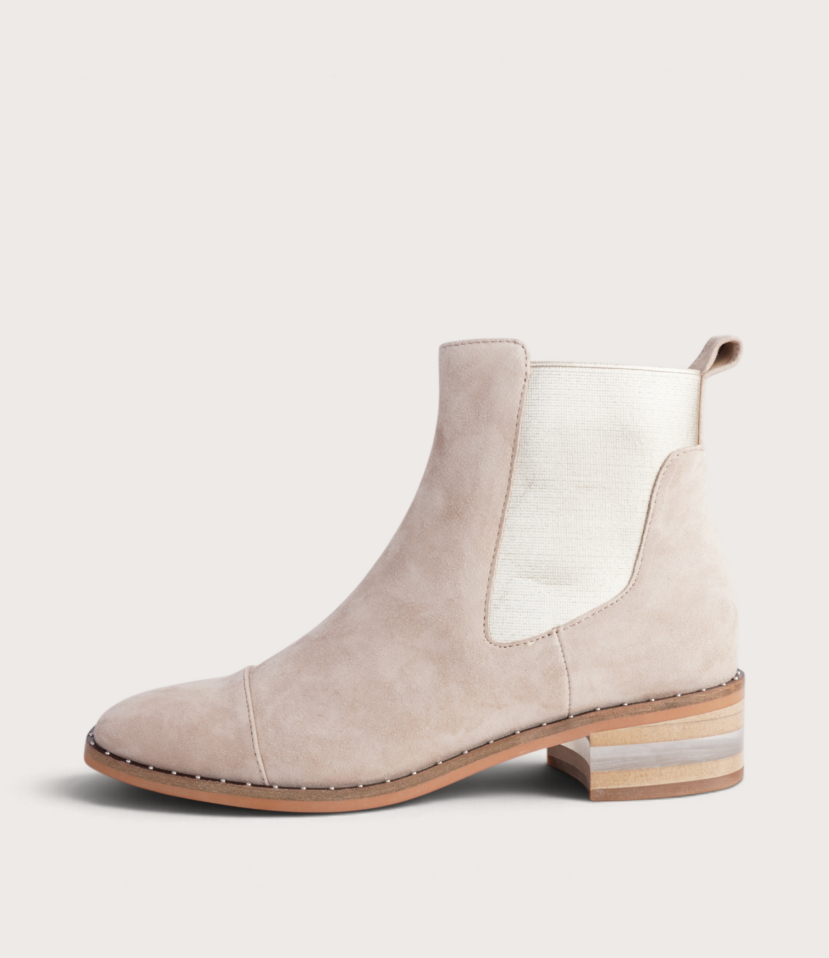 Forda Sandy Suede/ Metallic Elastic Ankle Boots - DJANGO AND JULIETTE | Shouz