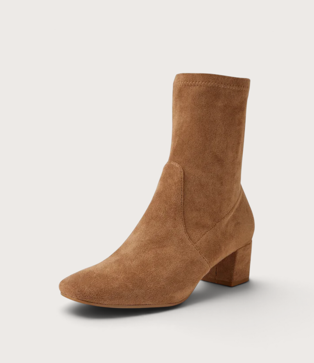 Hartful Light Choc Stretch Microsuede Boots