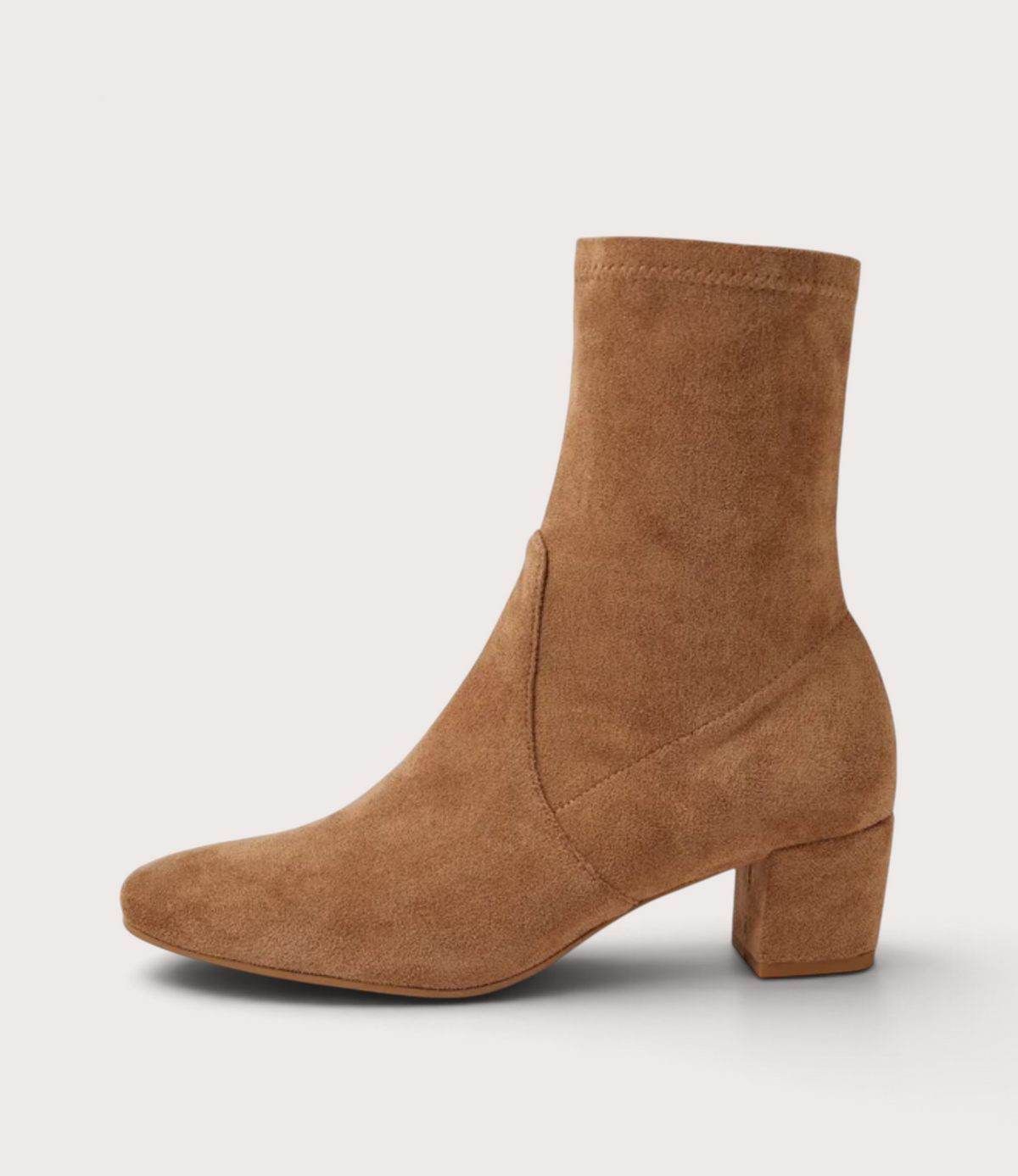 Hartful Light Choc Stretch Microsuede Boots