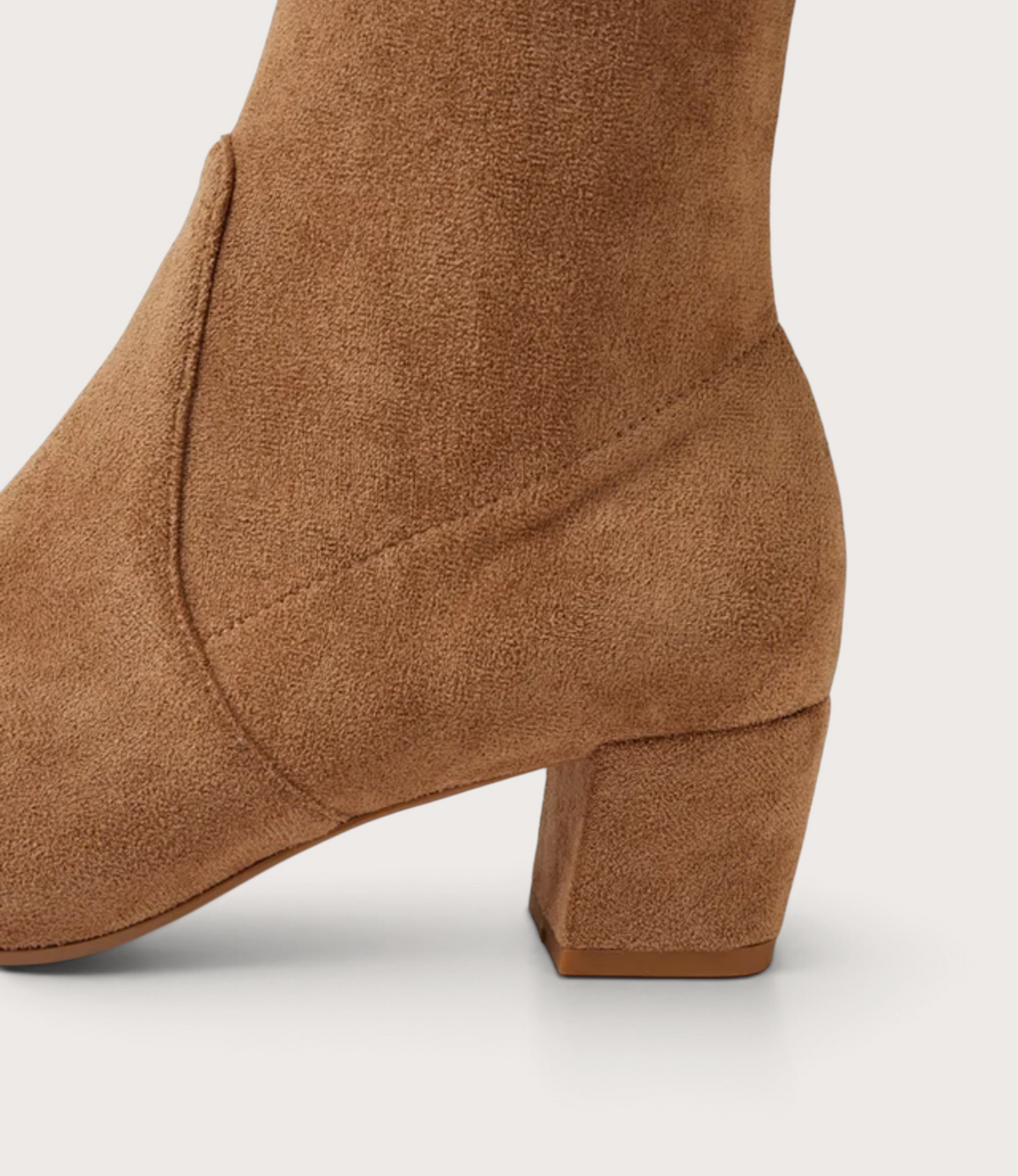Hartful Light Choc Stretch Microsuede Boots