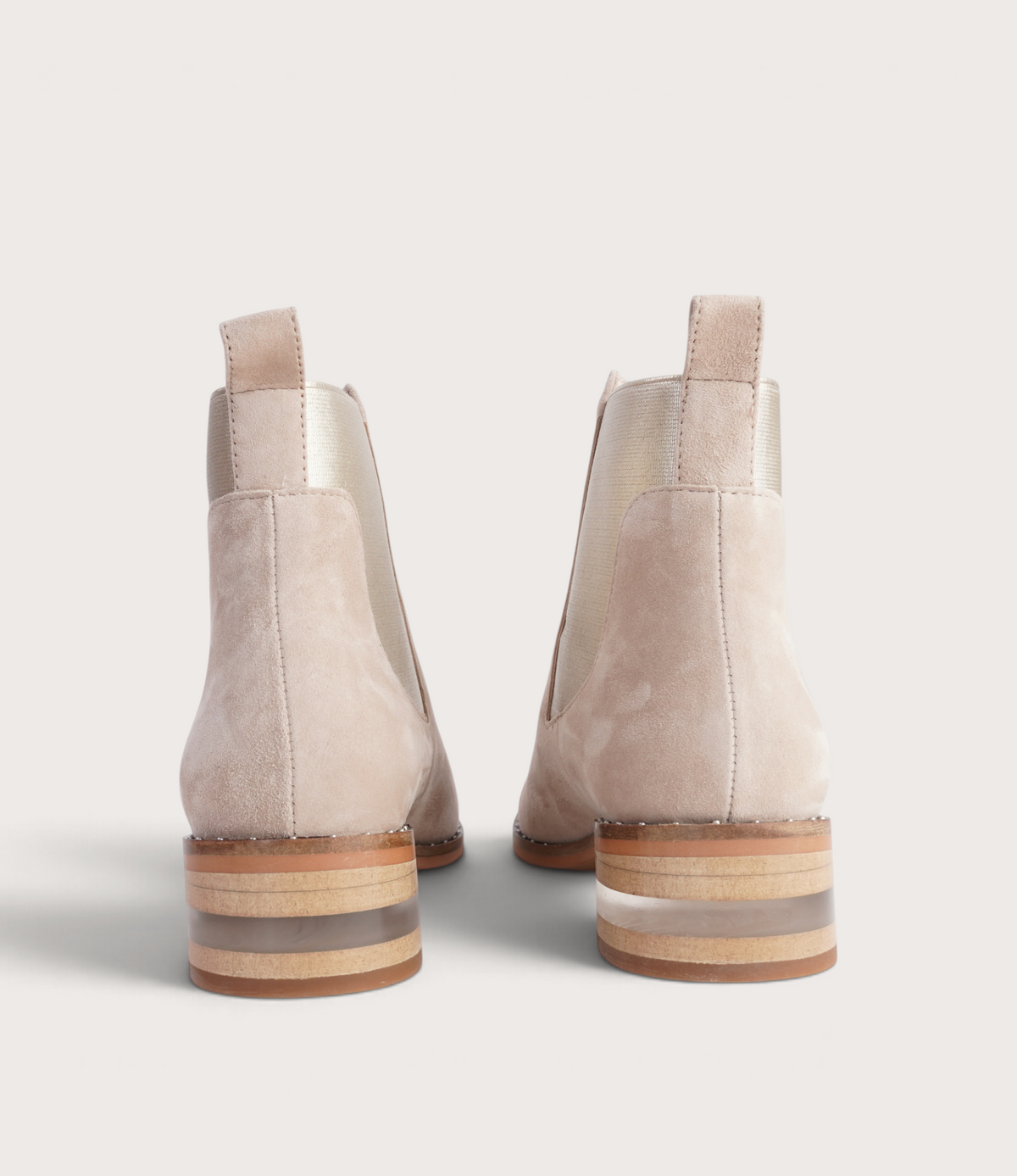 Forda Sandy Suede/ Metallic Elastic Ankle Boots - DJANGO AND JULIETTE | Shouz
