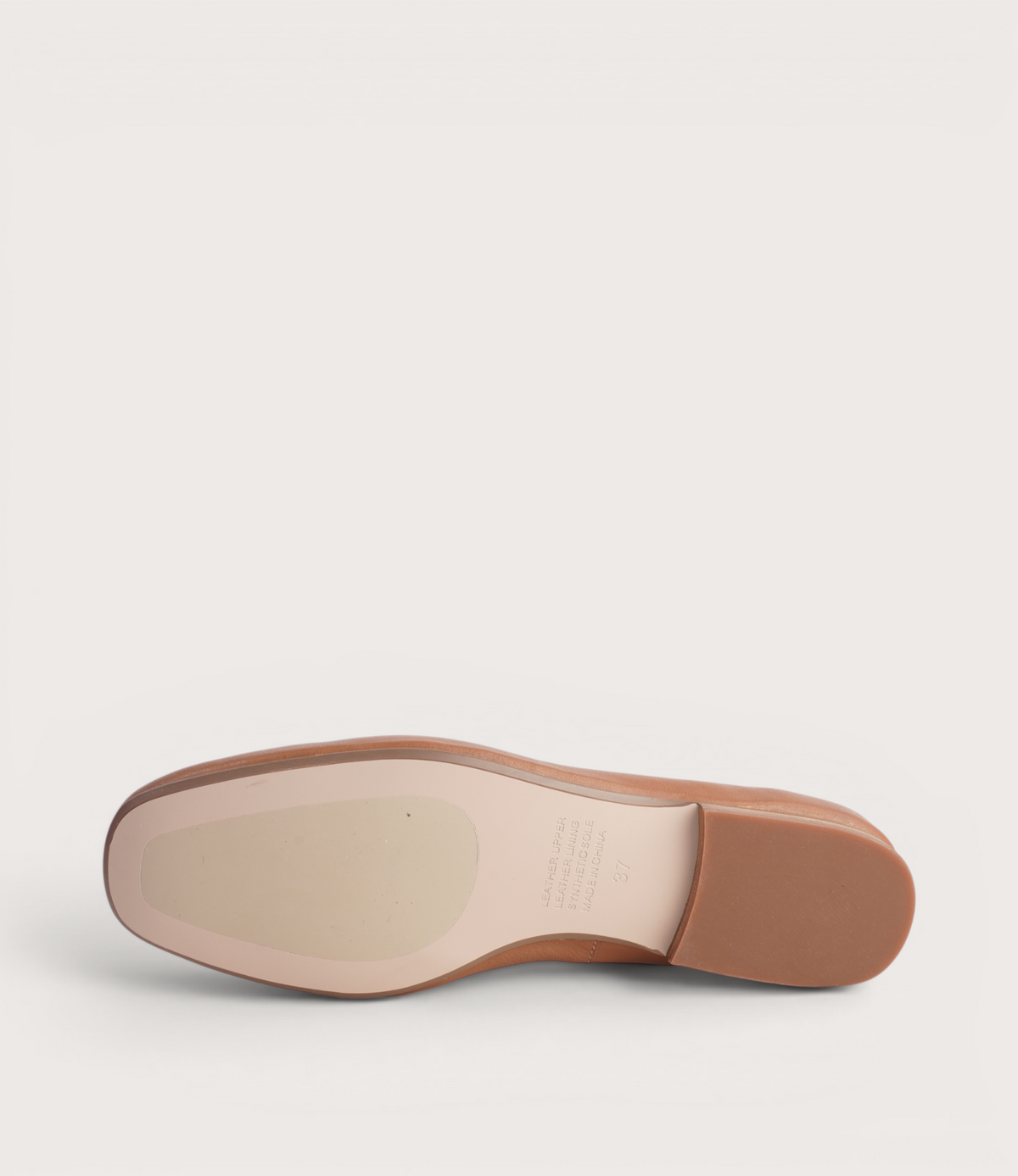 Marcee Tan Leather Loafers