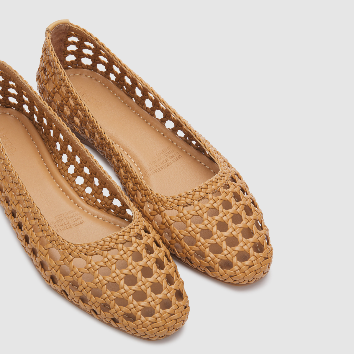 Calypso Camel Woven Flats