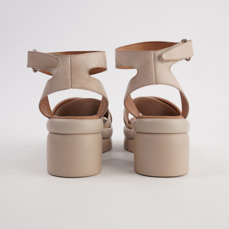 Menta Birch Leather Wedges