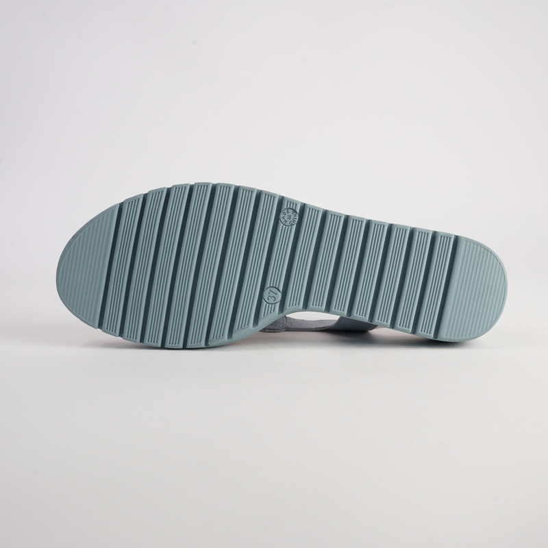 Malika Denim Leather Sandals