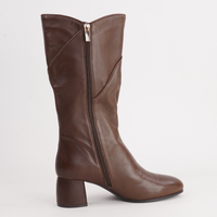 Filmore Cocaa Leather Boots - DJANGO AND JULIETTE | Shouz