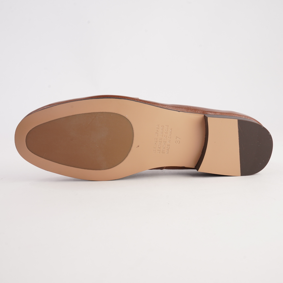 Ilysa Cognac Polish Leather Loafers - DJANGO AND JULIETTE | Shouz