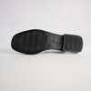 Luna Silver Leather Flats
