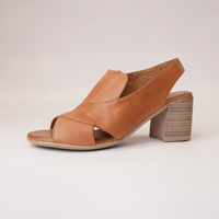 Wondir Tan Leather Heels