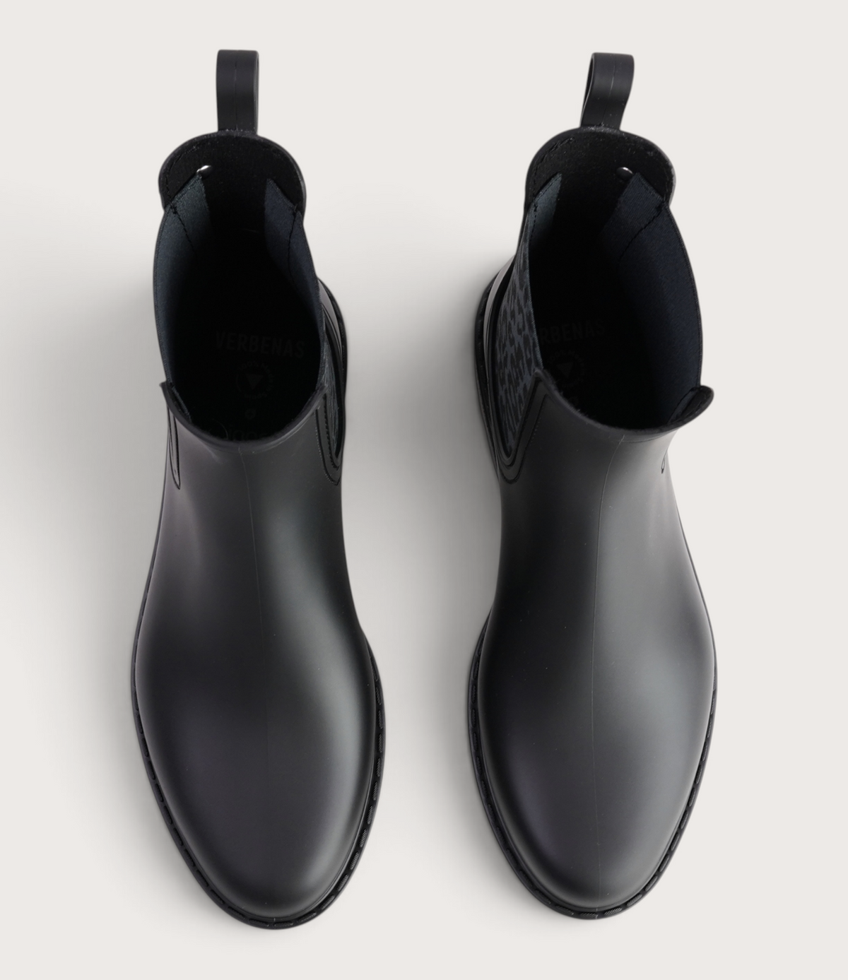 Gaudi Negro/ Leopard Negro Matte Animal Gumboots