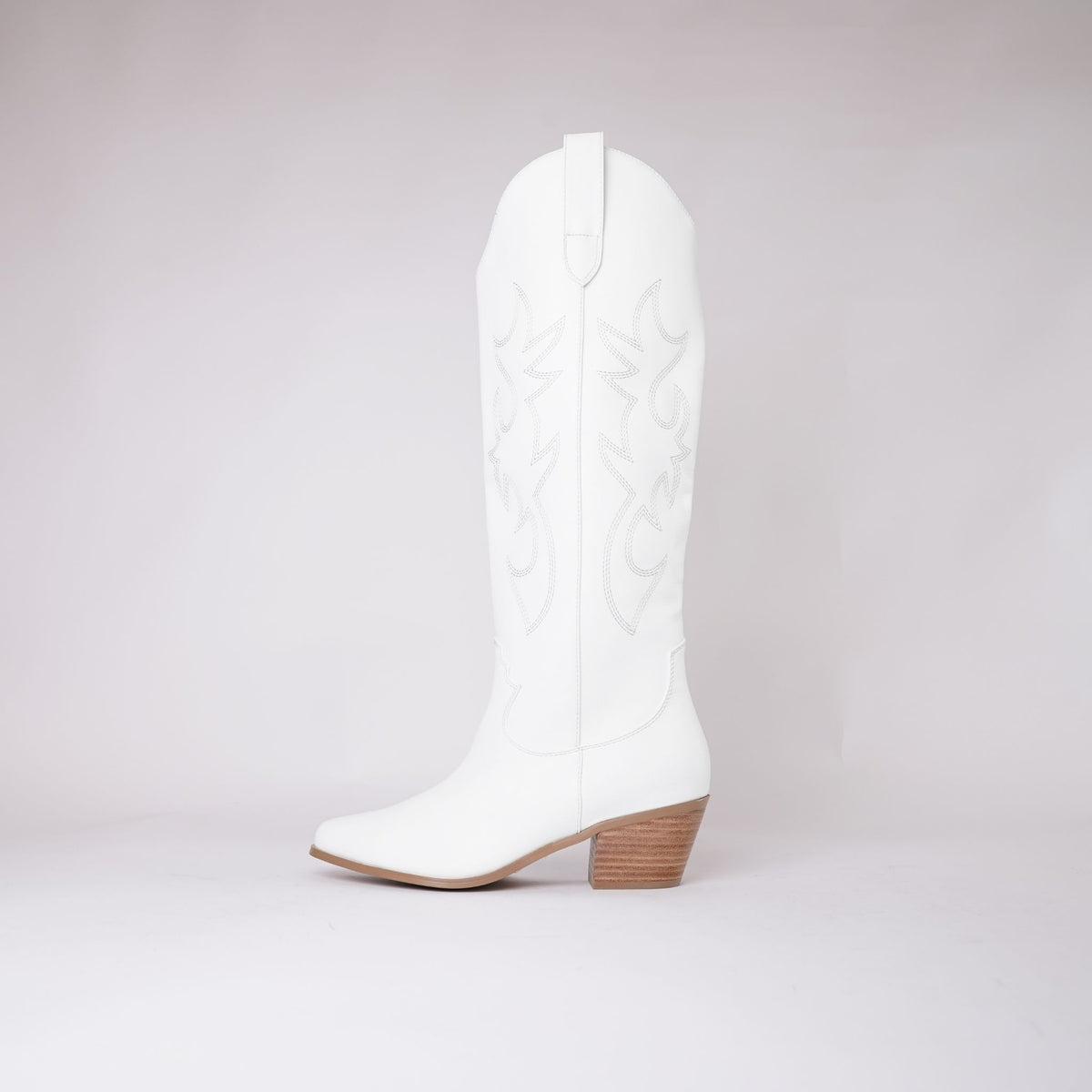 Urson White Knee High Boots, BILLINI - Shouz