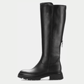 Selique Schwarz Leather Knee High Boots